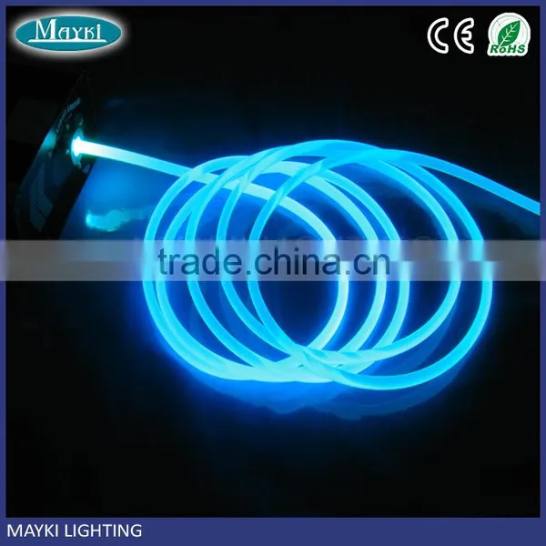 Color Changing 2.5mm Side Glowing Fiber Optic Rope Light for Swimming Pool Lighting photo-4
