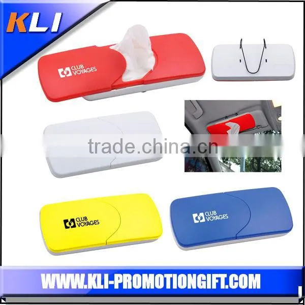 High Quality Sun Visor Car Tissue Box For Promotion