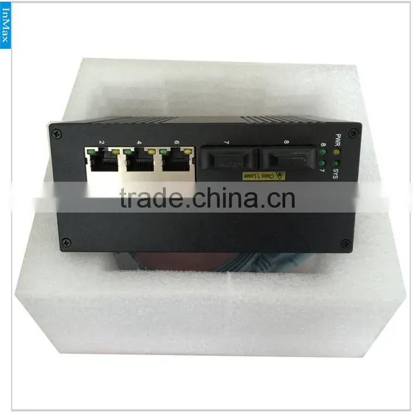 Managed Network Switch, Layer 2 8 Port 100M Din-Rail IEC61850 Simple Optical Fiber Ethernet Switch I608A photo-5