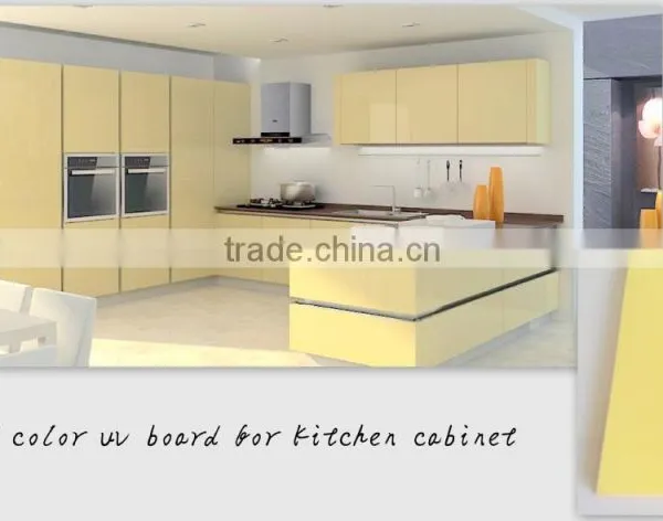 uv Mdf Board in Light Yellow Color ST-A04 photo-4