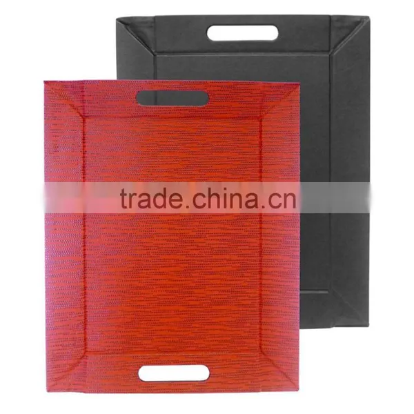 Multi Function Leather Freeform Serving Tray Size Custom Food Serving Tray photo-6