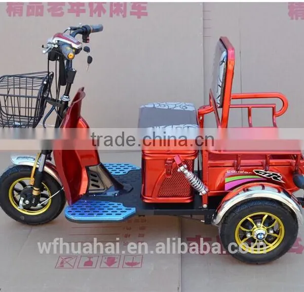 China Factory Export Three Wheel Electric Tricycle Cargo Bike 48V 500W photo-3