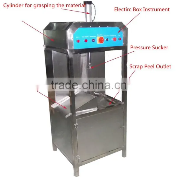 Peeler Type Fruit Process Equipment Automatic Coconut Melon Peeling Machine With CE photo-2