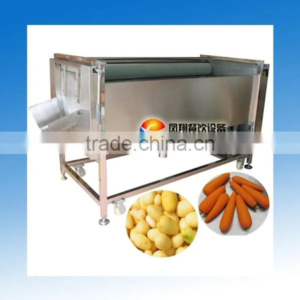 Industrial High Efficient Attrition Type Vegetable Fruit Peeler Potato Washing and Peeling Machine photo-3