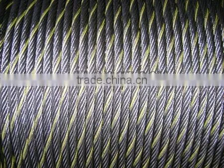 8X19S+FC STEEL WIRE ROPE FOR ELEVATOR