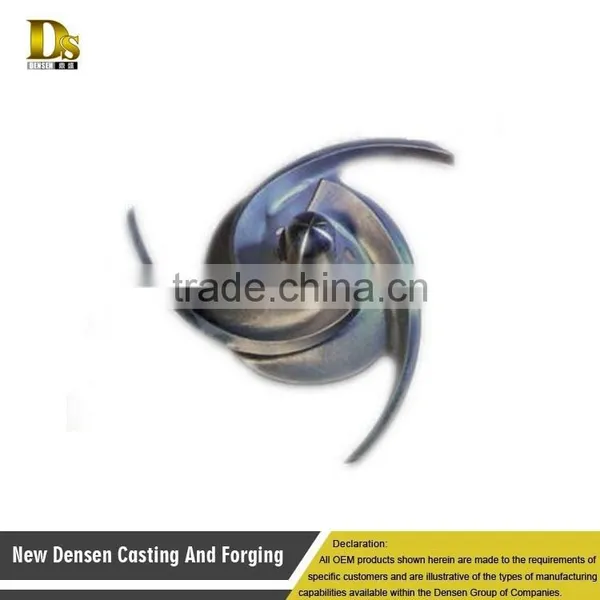 China High Quality Casted Exhaust Manifold Die Casting Steel Pump Impeller Weight photo-3