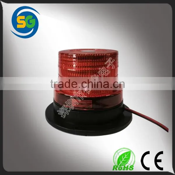 Amber LED Warning Strobe Light / Yellow Flashing Warning Light/DC 12V 24V LED Emergency Warning Light photo-5