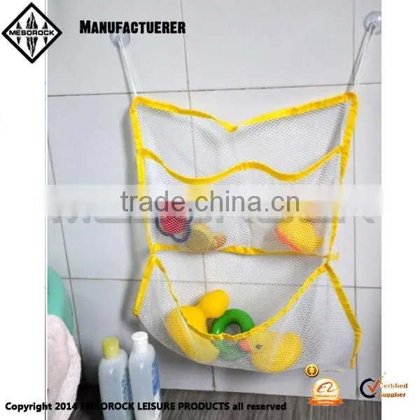 Foldable Baby Toy Storage Bag Bath Baby Toy Organizer photo-3