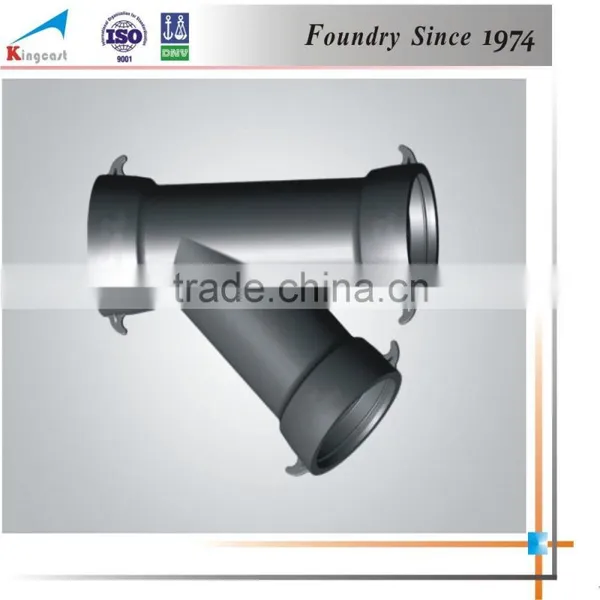Industry Best Selling Custom Cast Iron 45 Degree Pipe Fitting Lateral Tee photo-2
