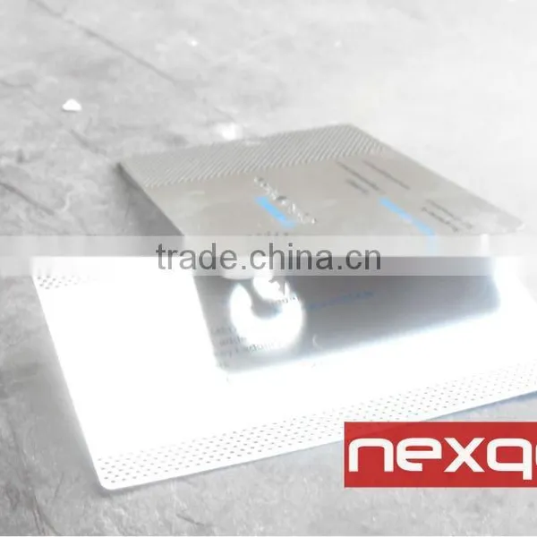 China Manufacturer! Silkscreen Printing Metal Business Card photo-5