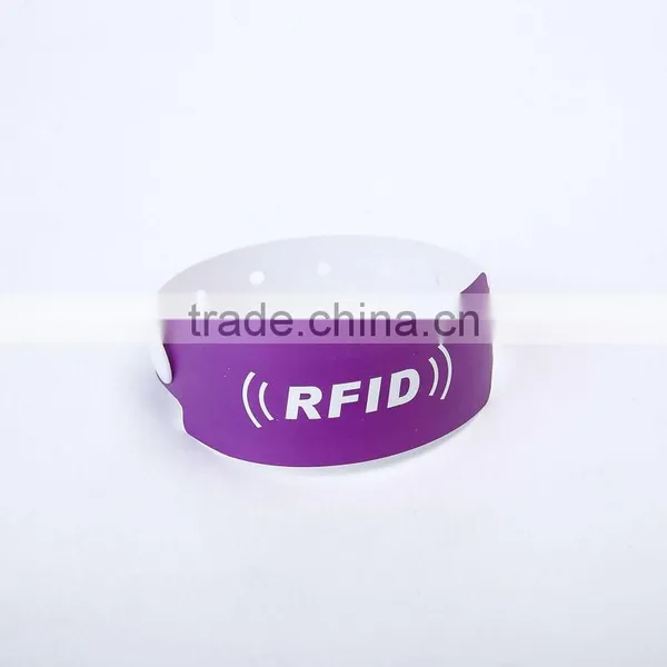 China Supplier One Time Use Paper I-CODE Sli-S RFID Wristbands Nfc Bracelet photo-6