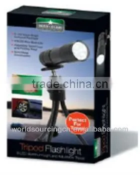 LED Flashlight With Tripod