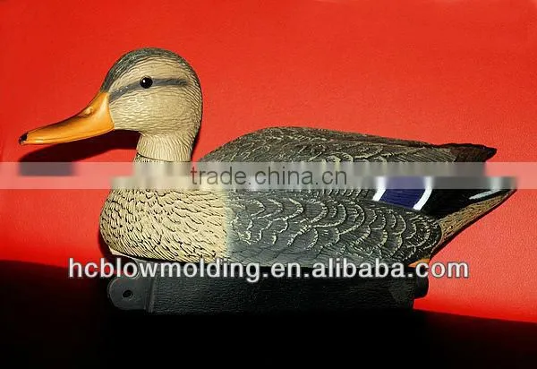 OEM Blow Molding Plastic PE Duck Decoy Hunting Design Life-Like Plastic Float Duck Decoy photo-4