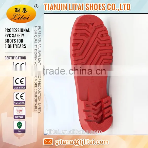 Factory Work Shoes Pvc Rain Boots Fashion Rain Shoes photo-5