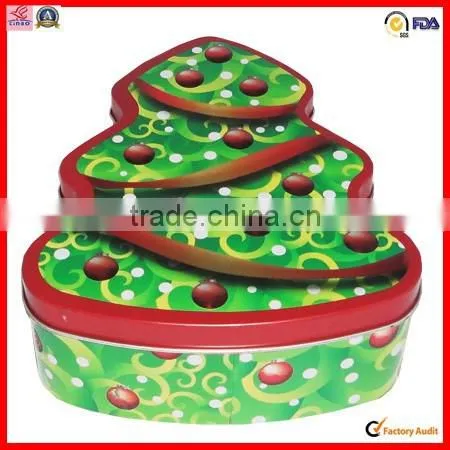 Metal Santa Claus Lighted Christmas Gift Boxes photo-4