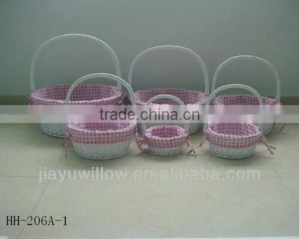 3pcs Round Empty Knitting Gift Baskets photo-5
