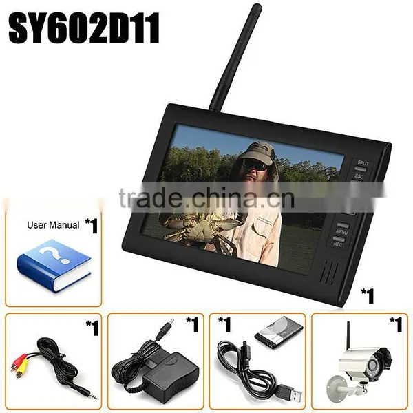High Quality Digital Wireless Security Camera System CCTV DVR Kit With 7 Inch Monitor photo-6