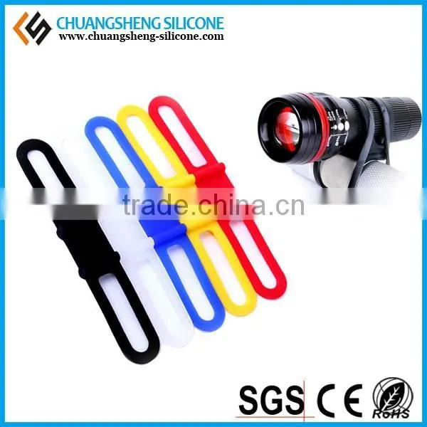 Bicycle Front Light Silicone Banding Straps photo-2