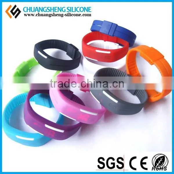 Led Silicone Wristband Watch photo-3