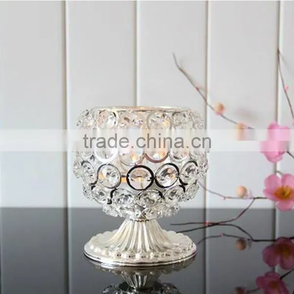 2016 New Arrival Mini Crystal Candle Holder for Wedding Decoration,home Decor Candle Accessories Free Shipping photo-2