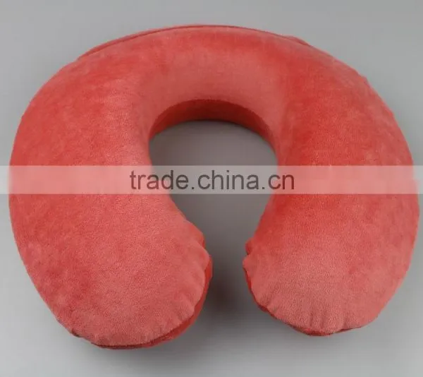 Velvet Cover Personalized Travel Neck Pillow photo-2