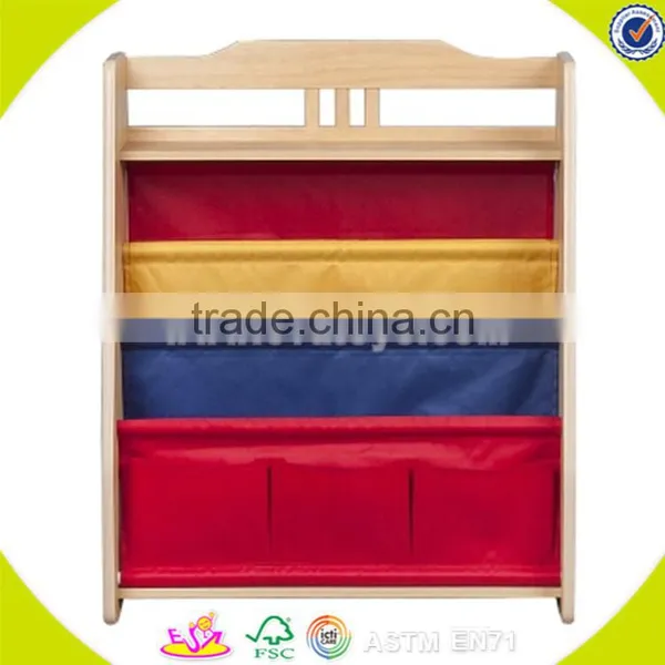 Wholesale Top Quality Wooden Kids Bookshelf Great Household Wooden Kids Bookshelf Hot Toddler Wooden Kids Bookshelf W08D044 photo-3