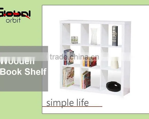 New Style Children Furniture Wood Bookcases Design Book Shelf for Kids photo-3