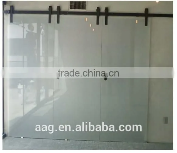 2016 Hot Sale Carbon Steel Wooden Sliding Door Roller Track Guide and Door Stop for Wooden Sliding Door photo-2