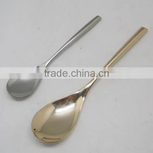 410 Stainless Steel Gold and Silver Plated Flatware for Finacial Promotion Gift