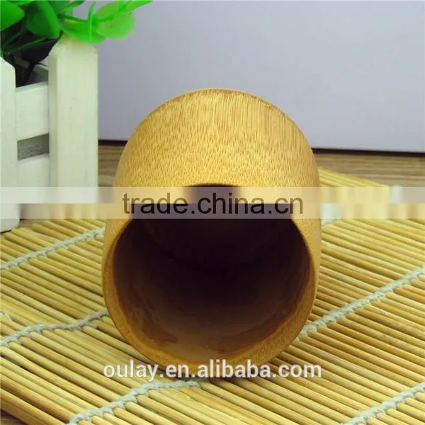 Chinese Handmade Nature Bamboo Cups Drink Cups Beer Cup With Logo photo-2