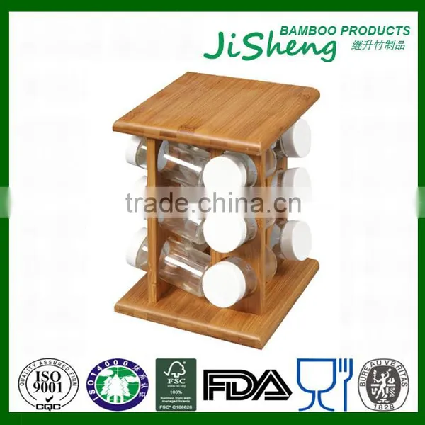 Hot-selling Wholesale Spice Rack, Kitchen Spice Rack, Bamboo Spice Rack Set With LFGB,FDA photo-3