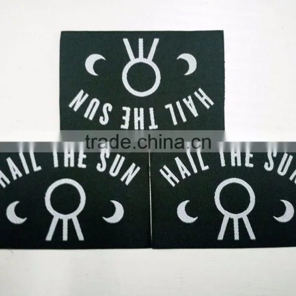 2017 High Density Damask Clothing Labels Woven Labels photo-3