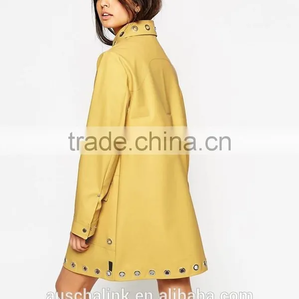Outdoor Custom Women Waterproof Trench Coat Fashion Designs photo-3