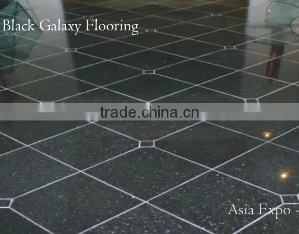 Black Galaxy Cut to Size Slab, Tiles & Stair Case photo-5