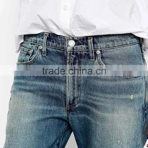 Fashion Fancy Ripped Flared Trousers Bell-bottoms Female Jeans in Bulk photo-3