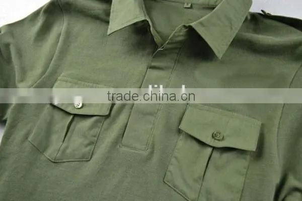 Top Sales Polo Combat Shirt Design Army t Shirt Pockets photo-3