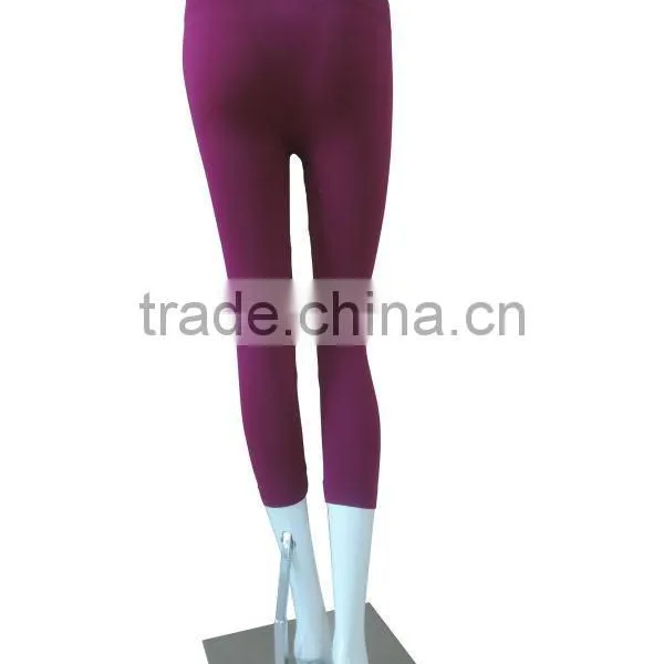 Solid Cheap Stretch Leggings Seamless Woman Underwear Ladies Seamless Legging photo-3