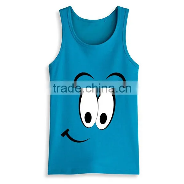 Bulk Cheap Price Latest Pattern Mens 100 Cotton Designer Casual Burnout Tank Top photo-6