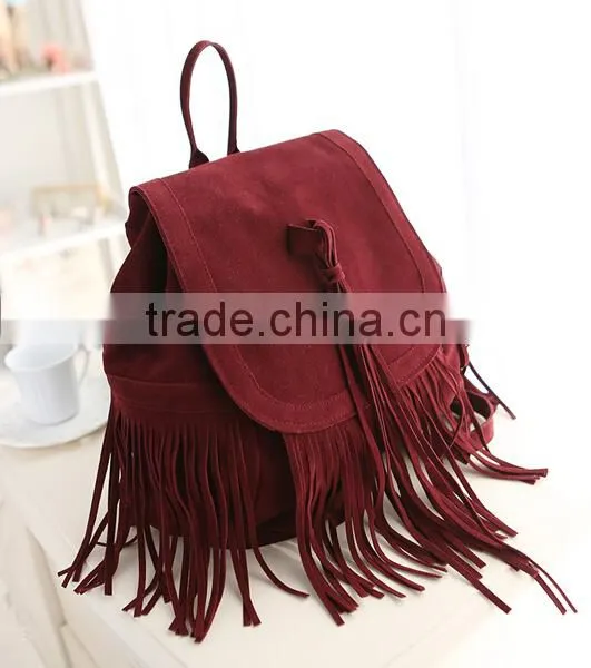 DY0023Z Europea Fashion Ladies Leather Fringe Packbag Leather Bag photo-2