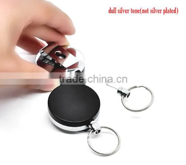 Wholesale Retractable Key Ring Reels With Belt Clip 7cm photo-3