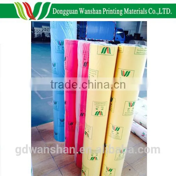 Corlorful Flocked Fancy Paper Cloth, Fabric Textile, Polyester Fabric photo-2