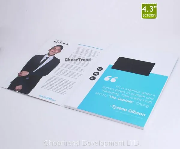 New Product Lcd Screen 4.3 Inch Promotional Video Message Card For Business Invitation photo-4