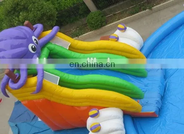 Hotsale Inflatable Pool Slide Water Park, Inflatable Water Sports Games W2014 photo-3