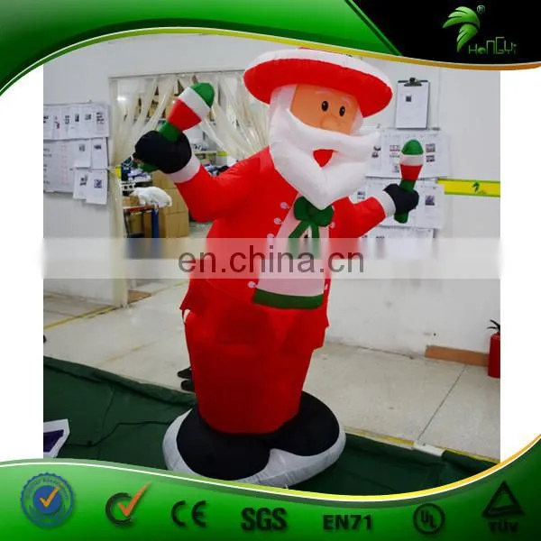 Hongyi Favorable Inflatable Christmas Santa Claus, Inflatable Father Christmas for Decoration photo-3