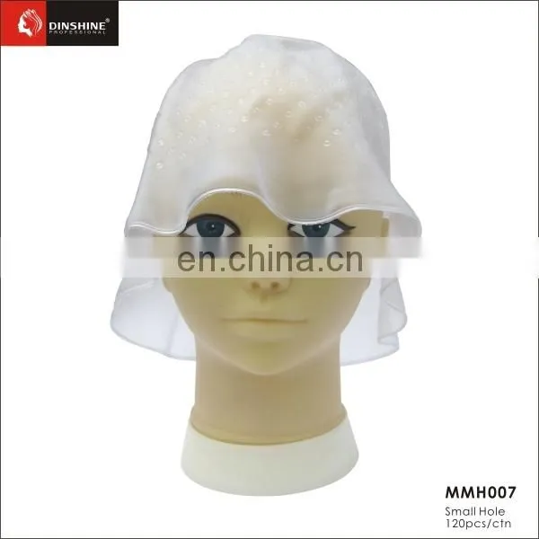 Superior Quality Transparent Soft Rubber Hair Heat Salon Hair Dye Cap
