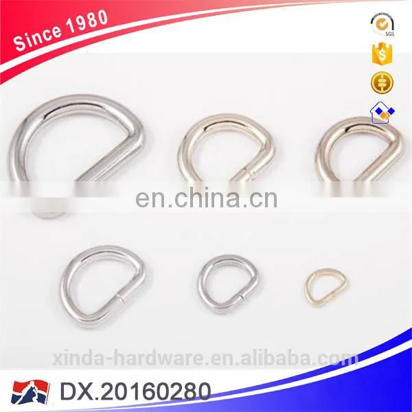 Zinc Alloy Metal D Ring for Garment Bag and Shoes photo-3
