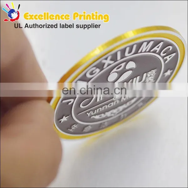 Fashionable Designed High Quality Custom Aluminium Label Pin Stamped Badge photo-6