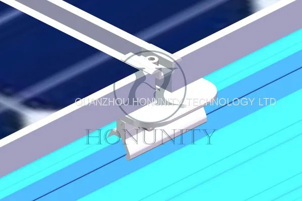 Honunity Solar Mounting Structure for Klip Lok Hook photo-5