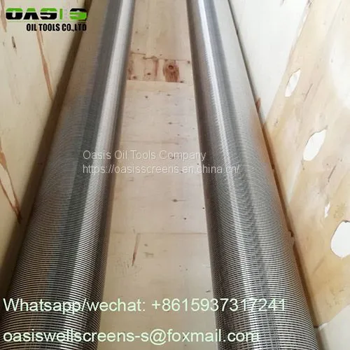 6inch Stainless Steel Wire Wrapped Vee Wire Water Well Screens photo-4
