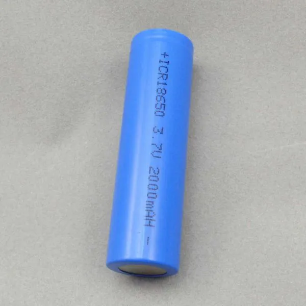 Hot Selling Rechargeable 18650 3.7v 2000mAh Li-ion Battery With BIS Certified for Bulb